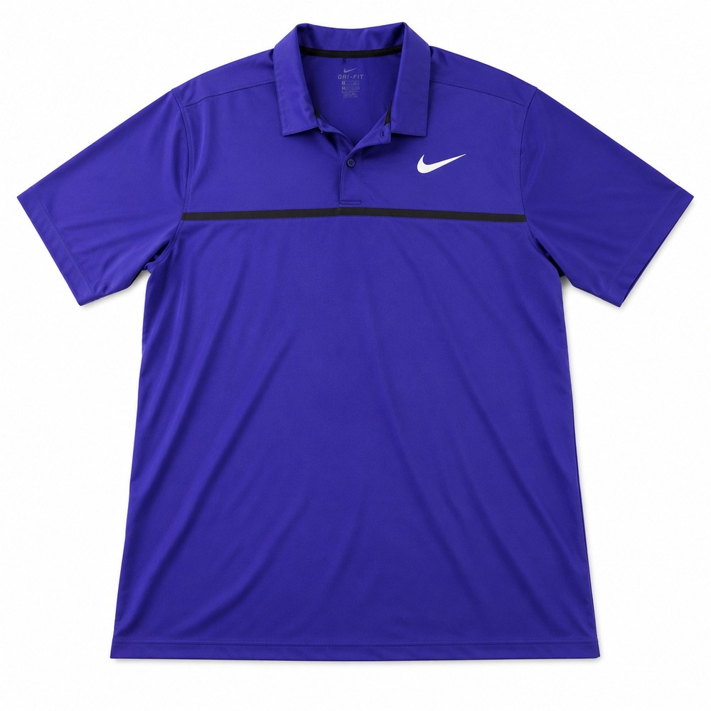 Nike Dri-Fit Golf Polo Shirt Mens XXL Blue Performance Preppy Golfcore Athleisue